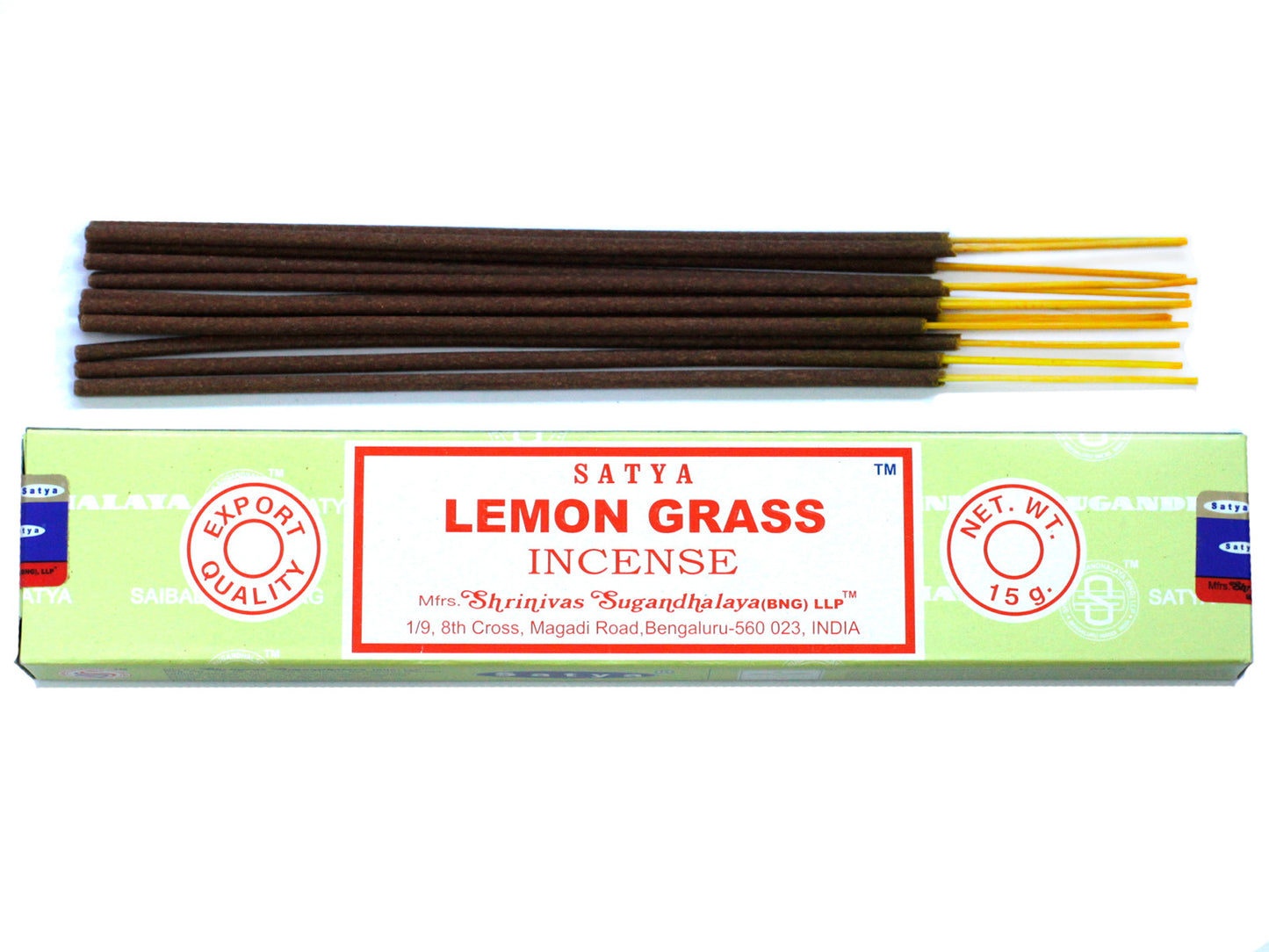 Satya Lemongrass Incense Sticks – 15g Pack