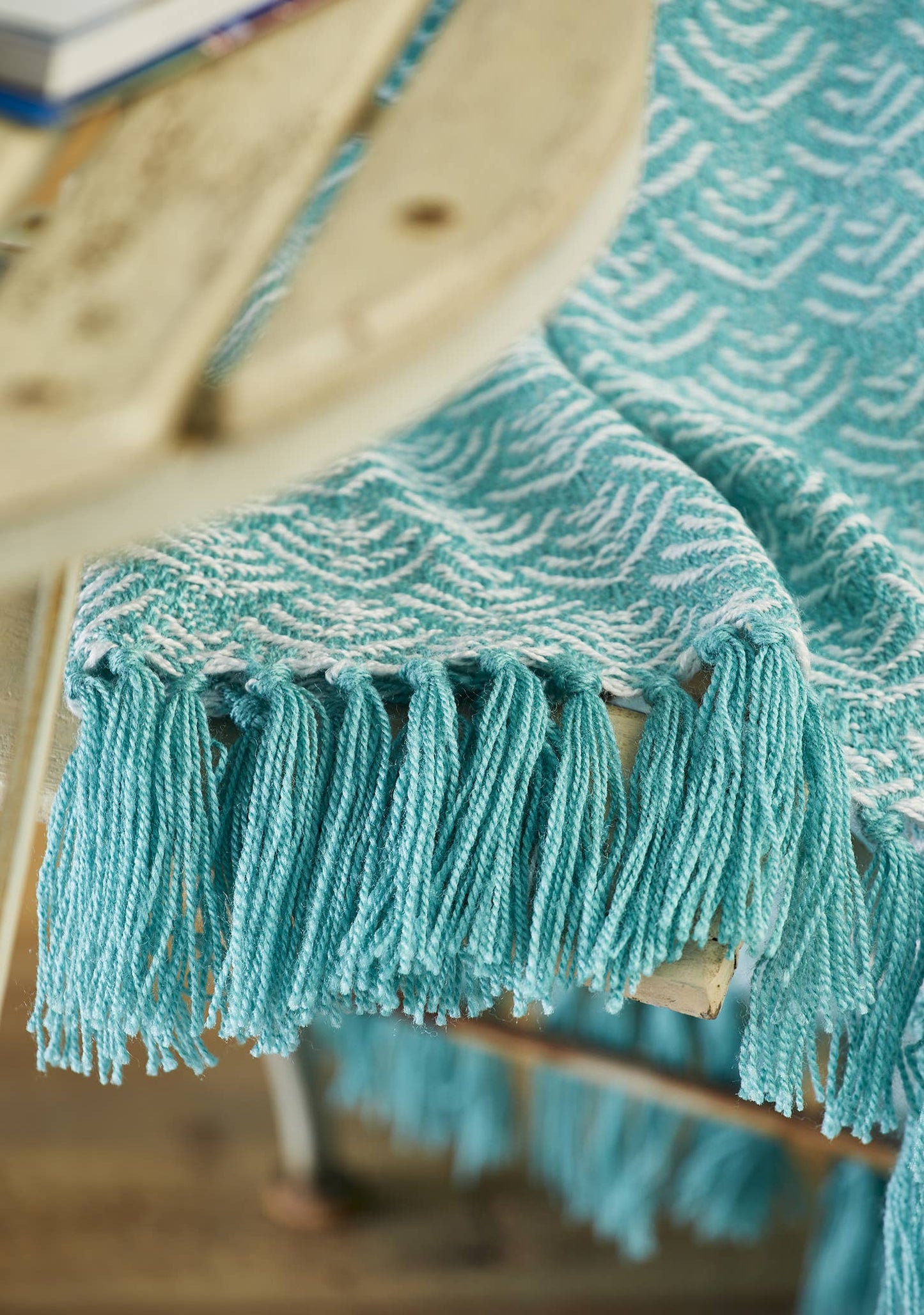 Recycled Bottle Waves Throw