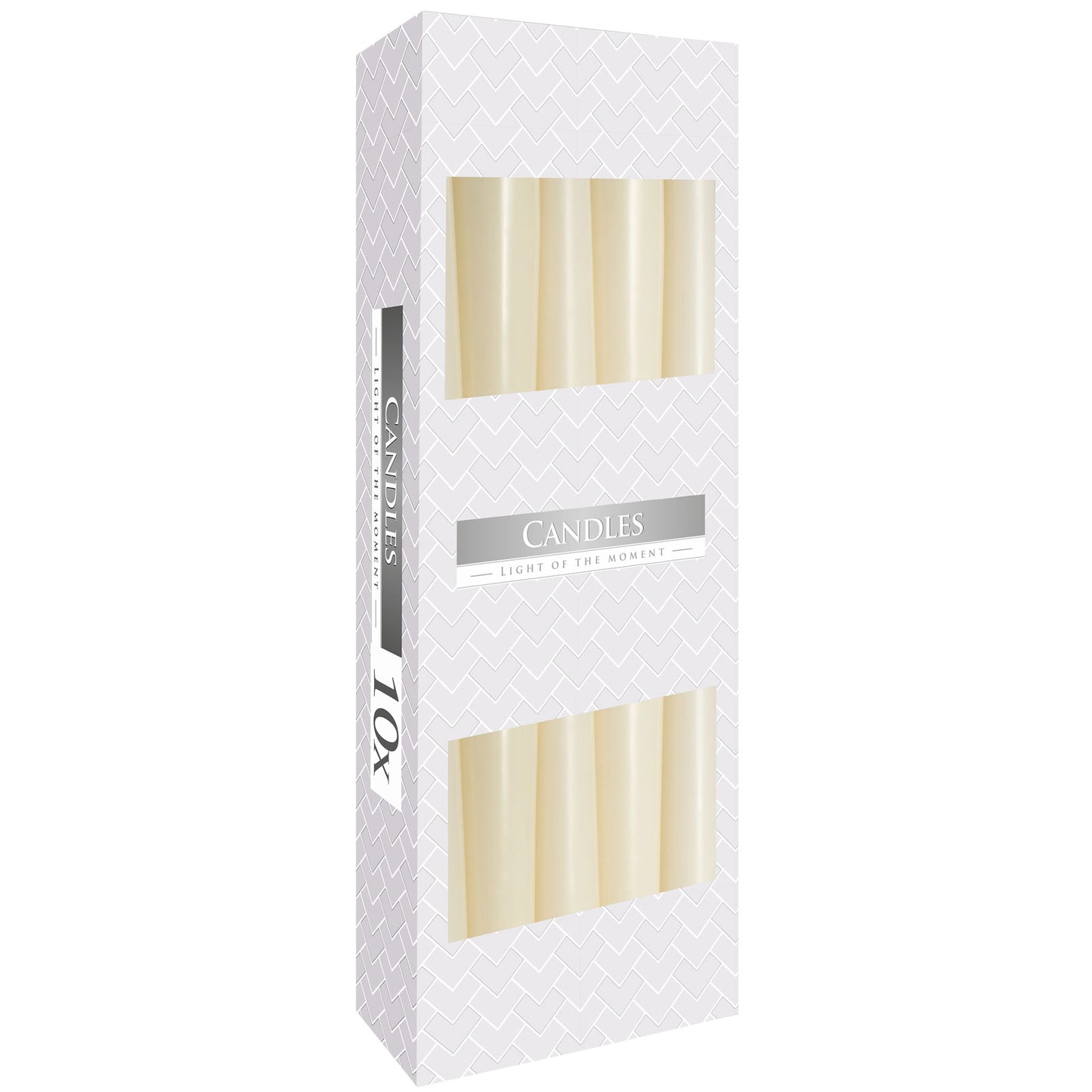 10× Taper Candle – Ivory