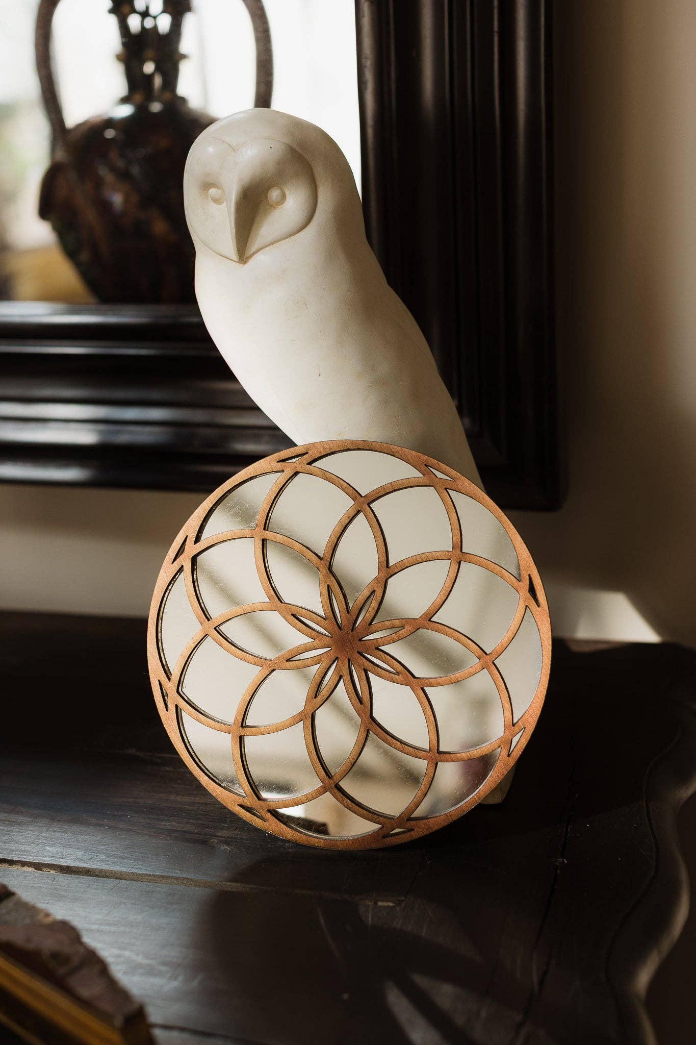 Flower of Life Mirrored Wall Art