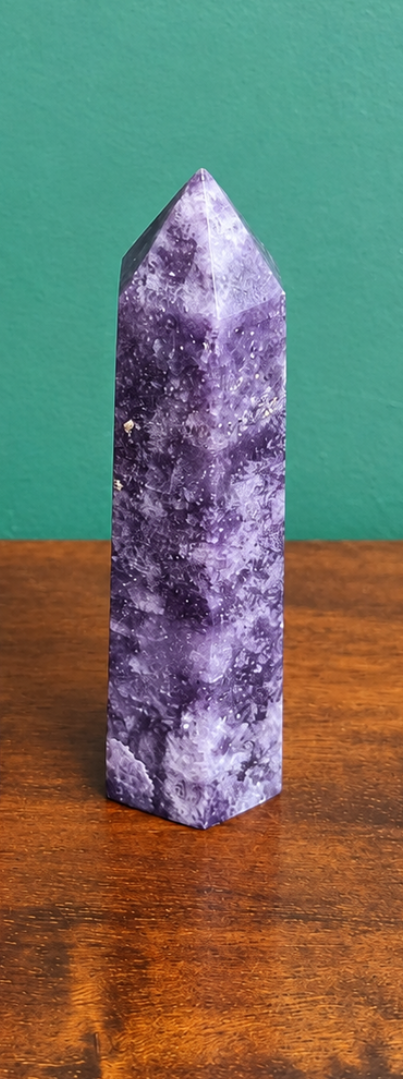 Lepidolite tower