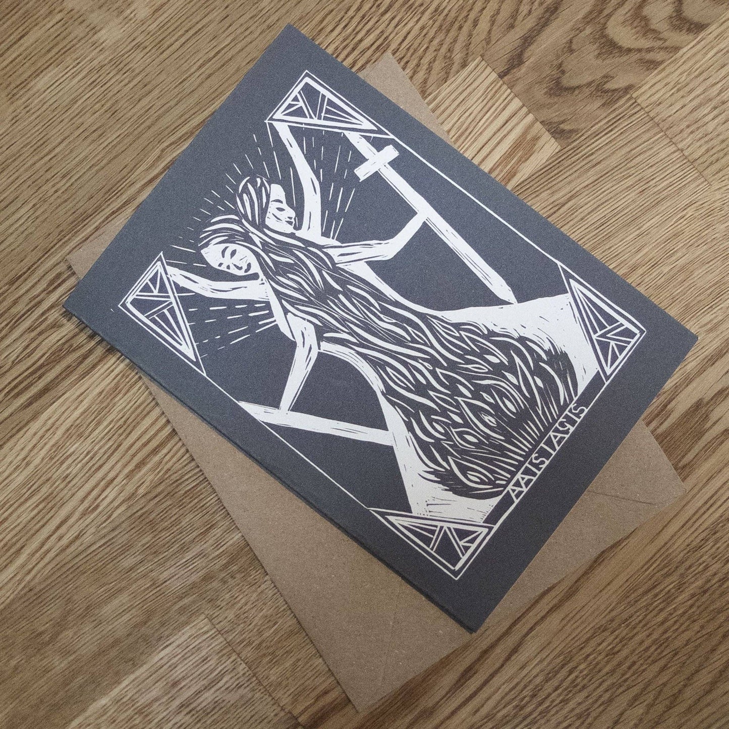 WARRIOR GODDESS | THE ALAISIAGAE | Greeting card