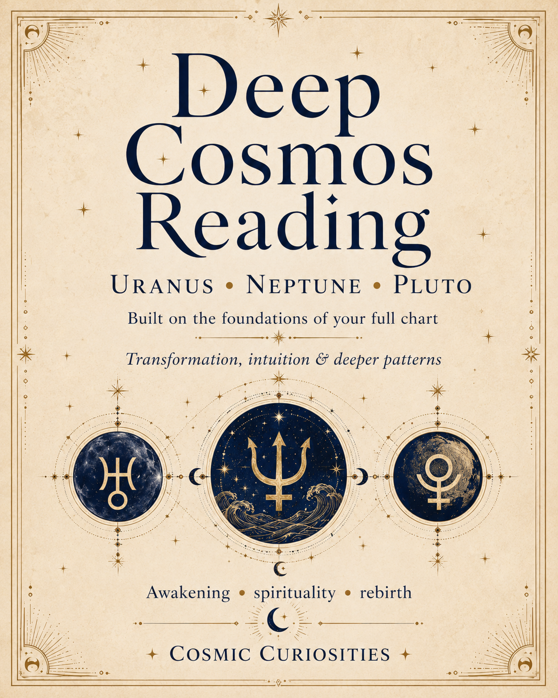 Deep cosmos reading - Full natal chart