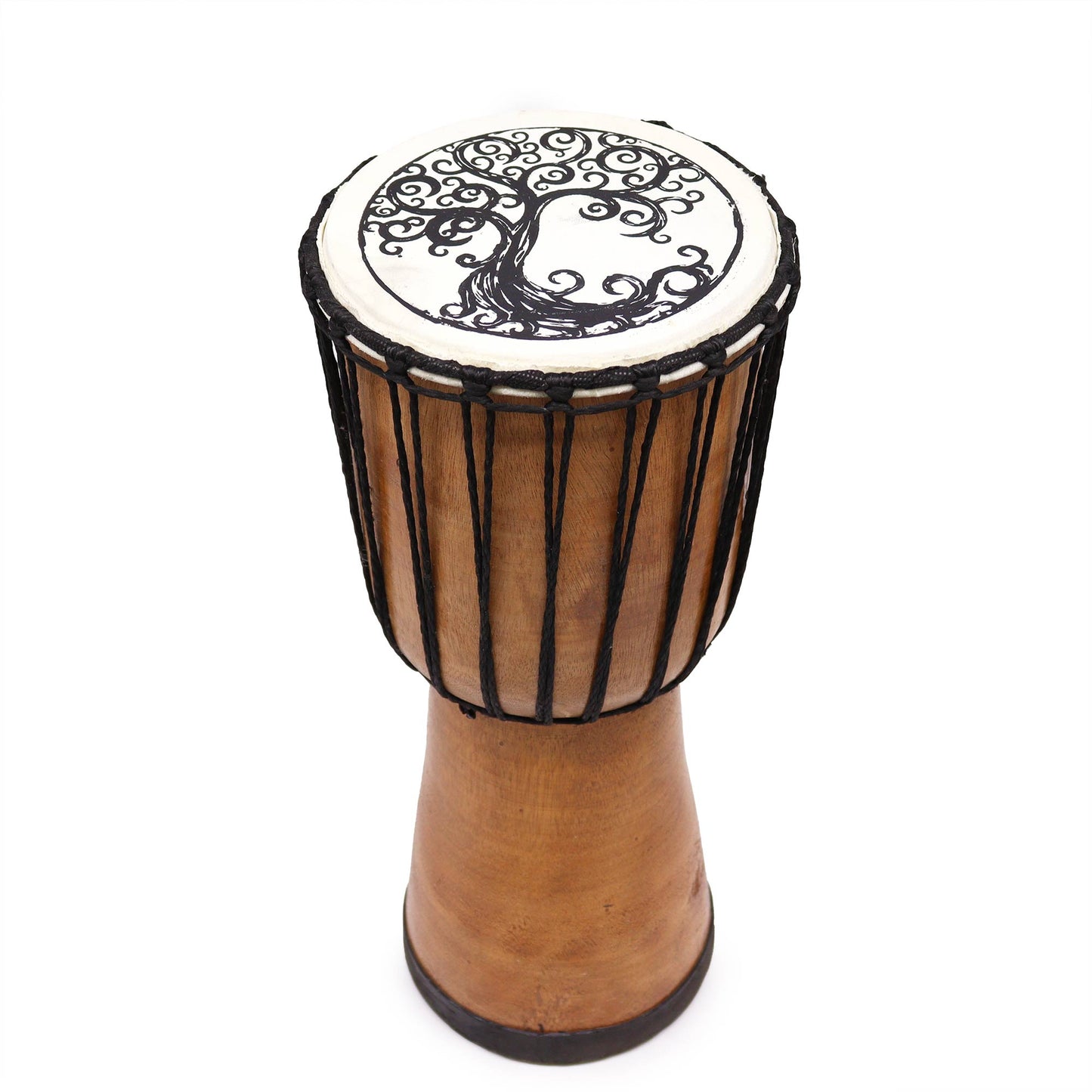 Tree of Life Wide Top Djembe Drum - 40cm High