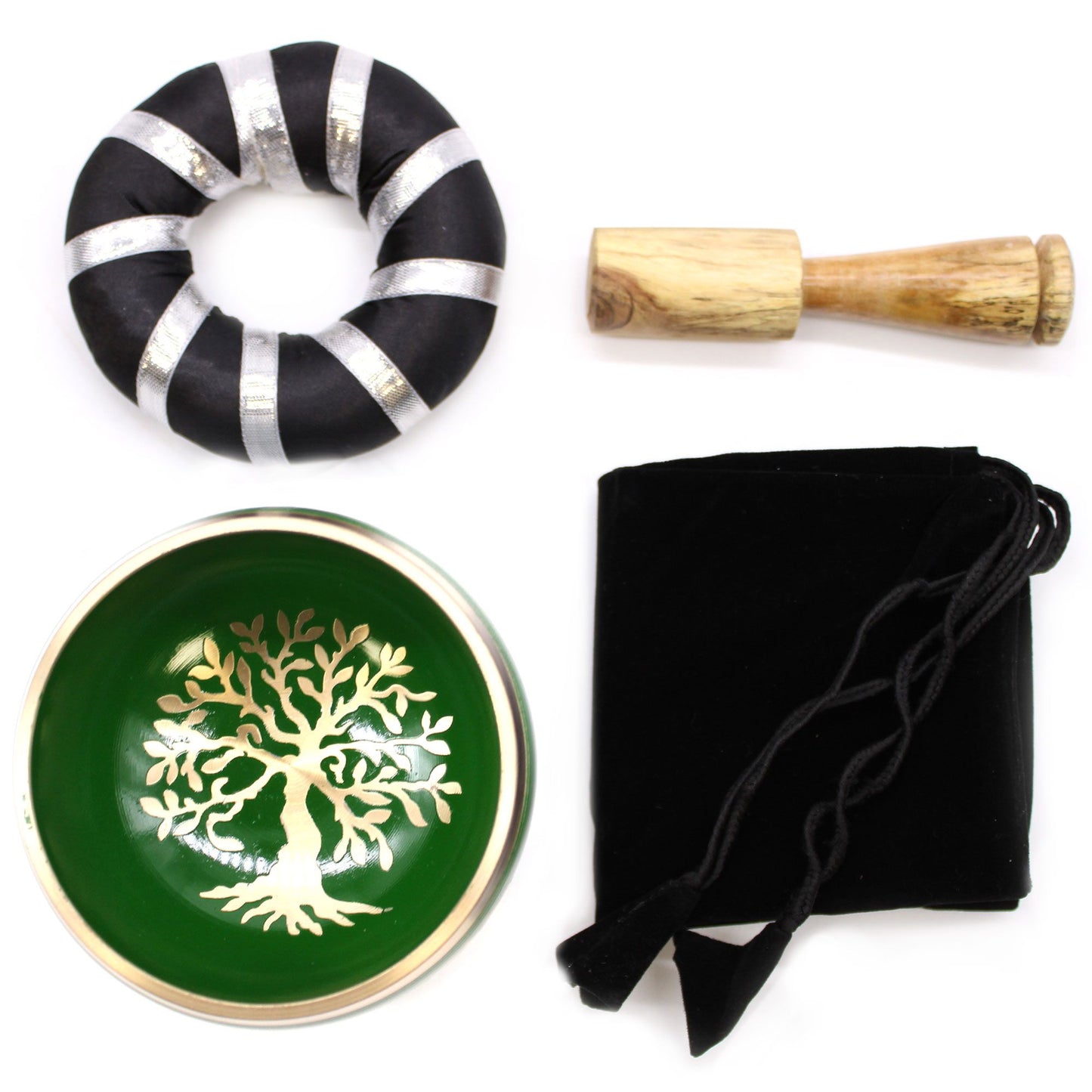 Tree of Life Si10.7cmnging Bowl Set- Green