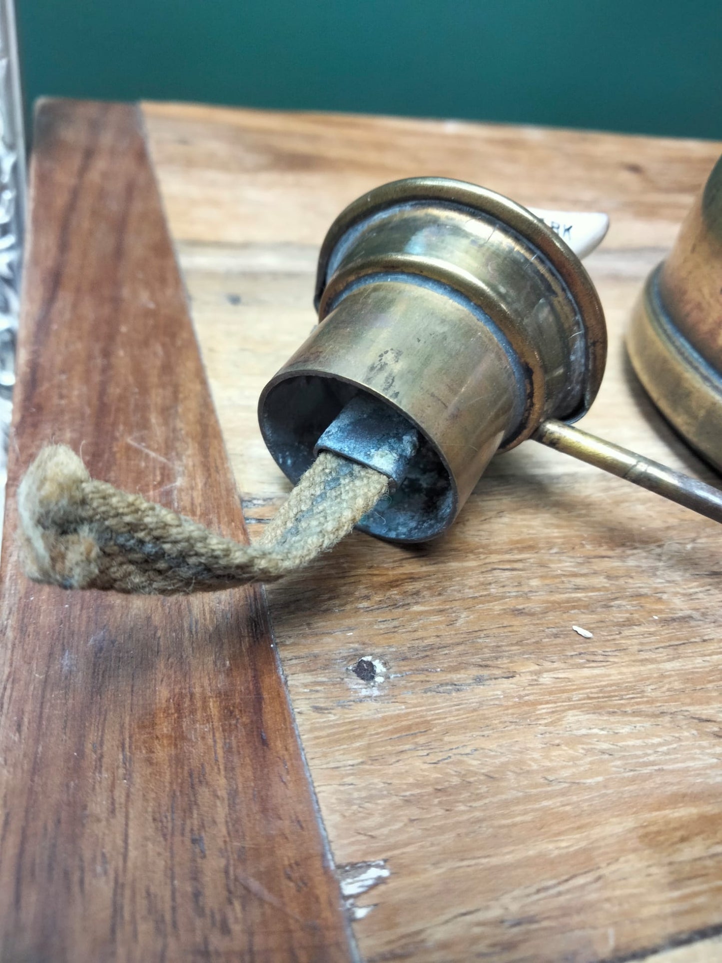 'The Nobby' 1929 under car brass heater lamp
