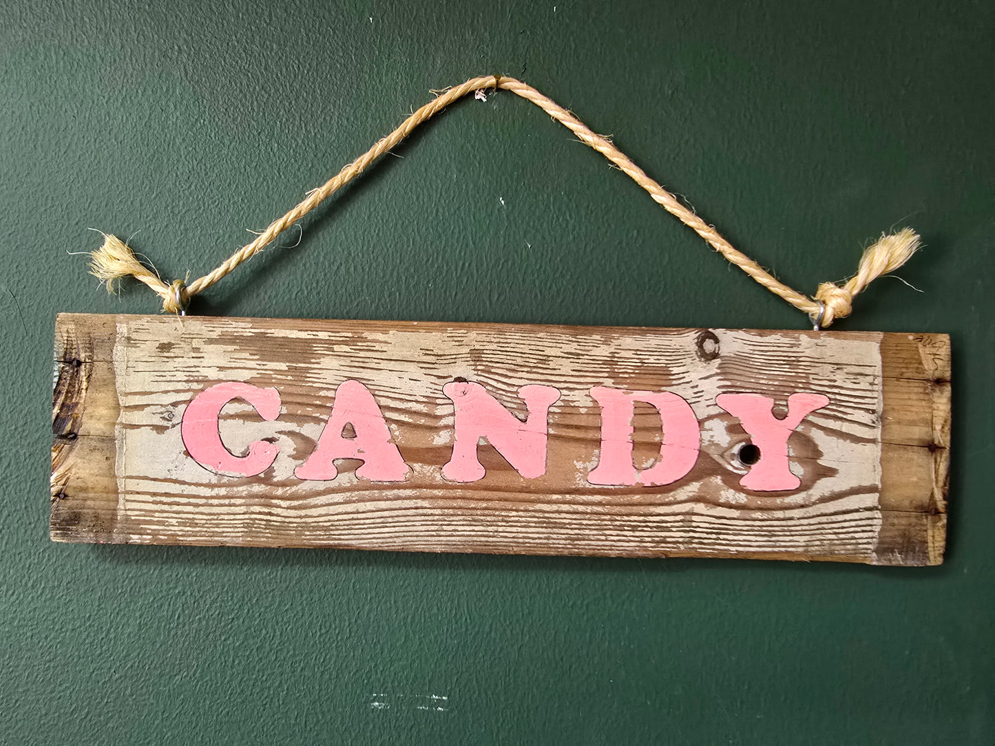 Candy sign pink by Bongo Jesus