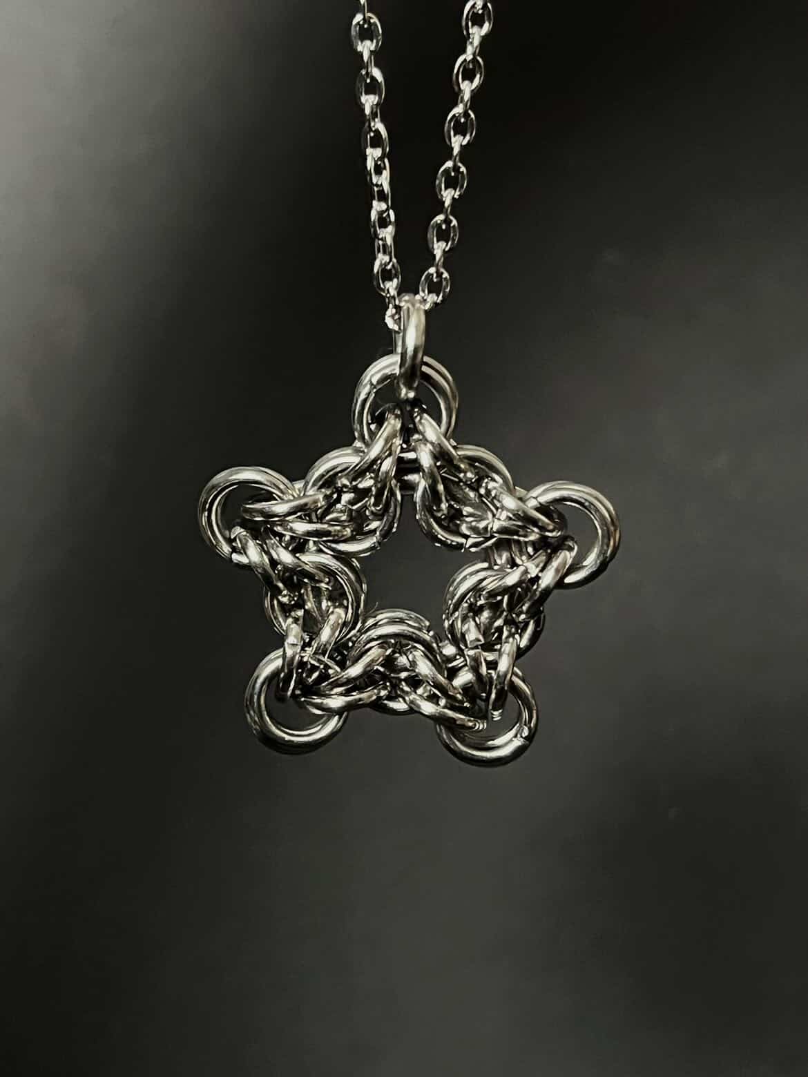 Chain Star Necklace by Wilou designs