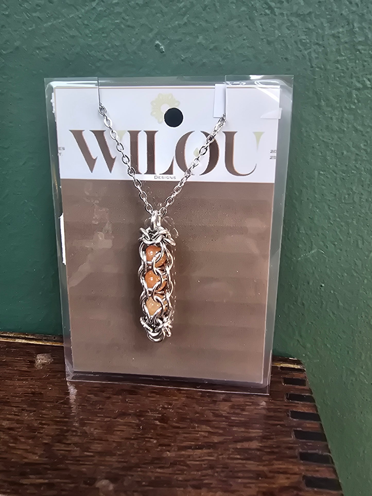 Vile Necklace - Sunstone by Wilou Designs