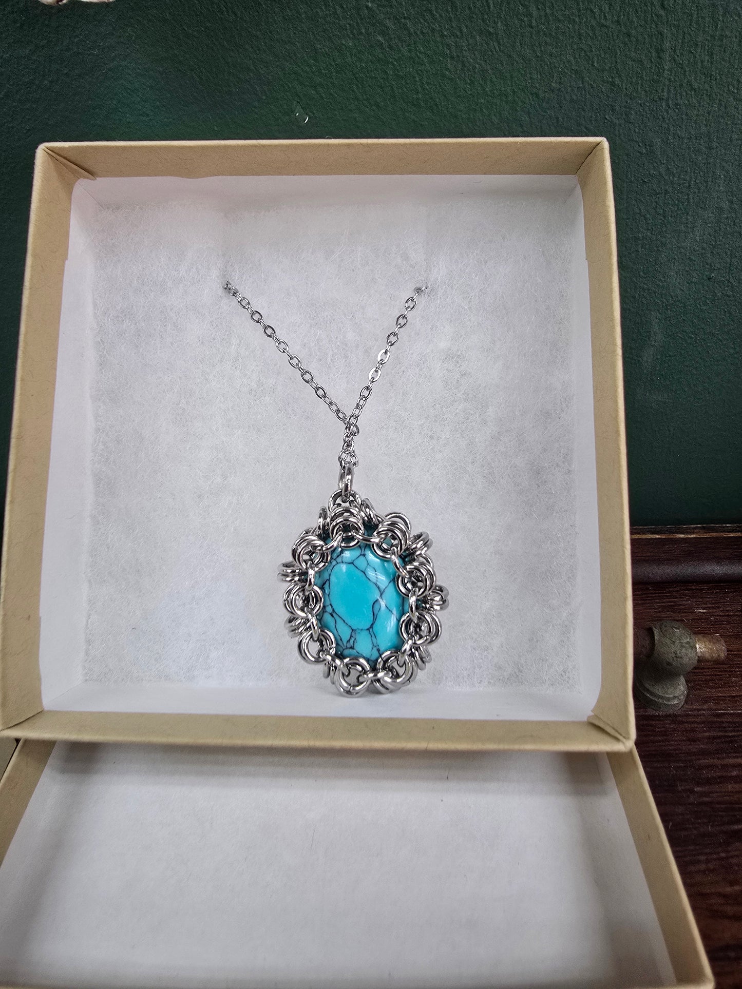 Nova Necklace - Turquiose by Wilou Designs