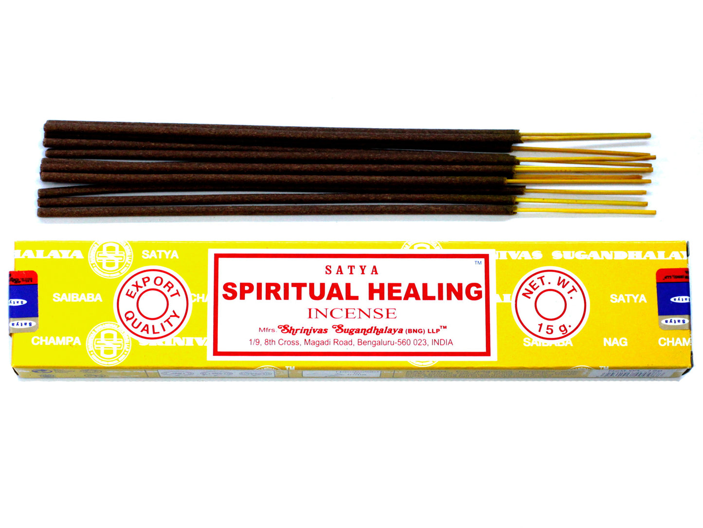 Satya Spiritual Healing Incense Sticks – 15g Pack