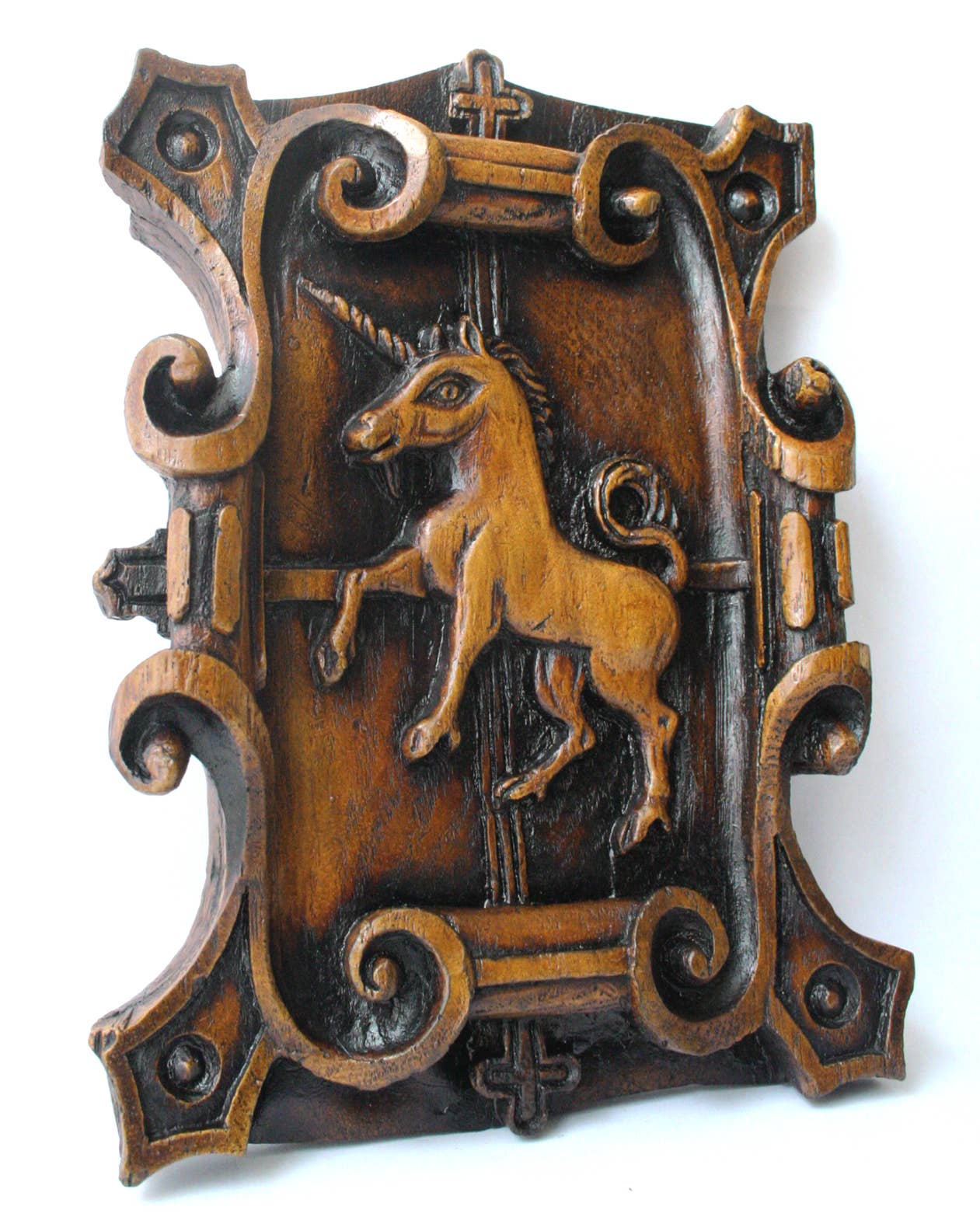 Mythical Unicorn - Reproduction Medieval Cathedral Carving