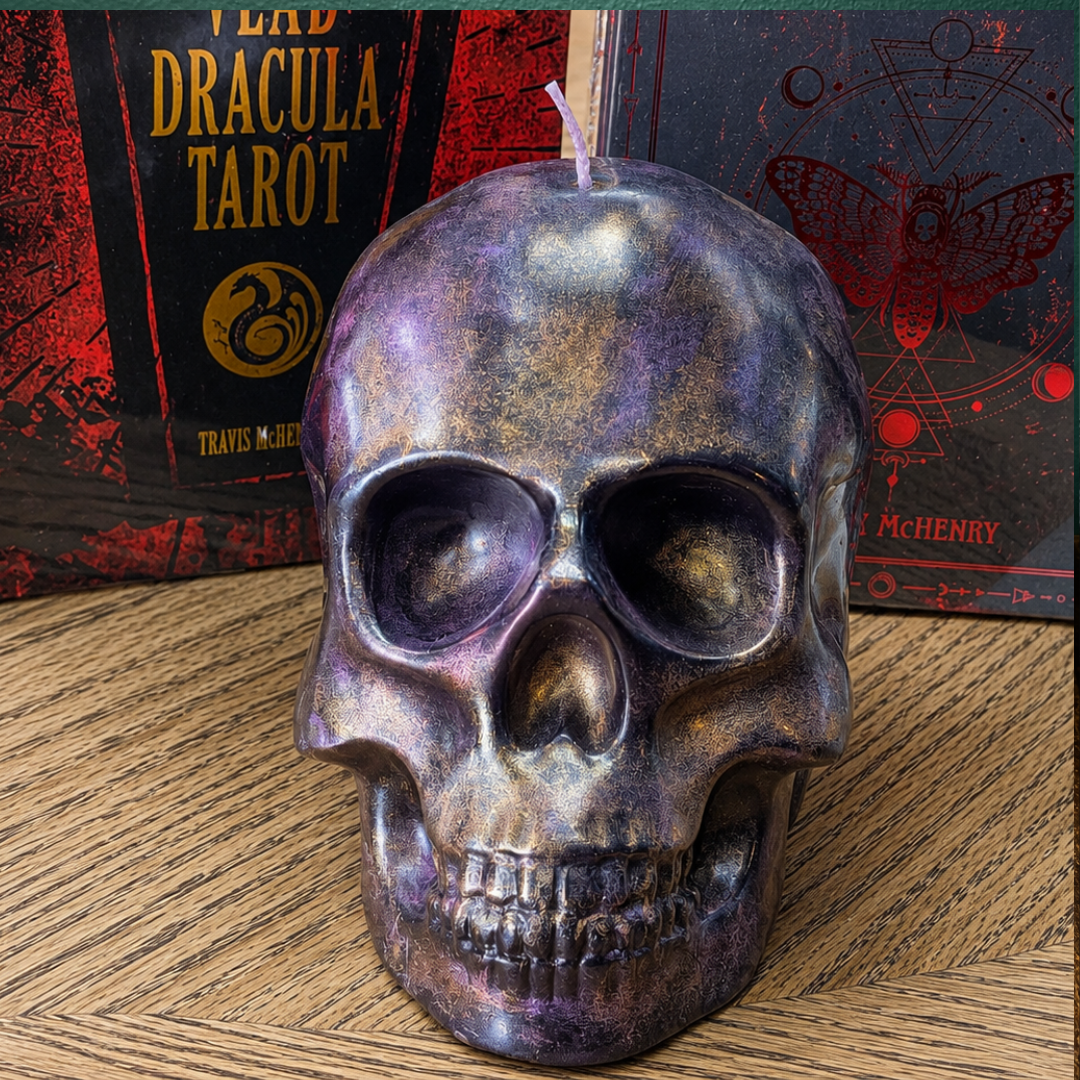 Kate the skull candle by siscia selfcare