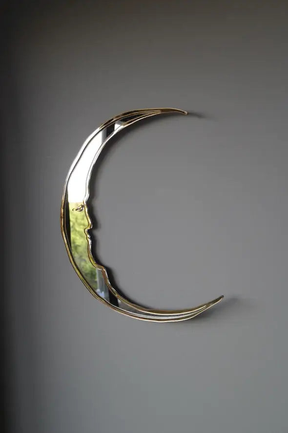Moon Wall Mirror Shatterproof Acrylic