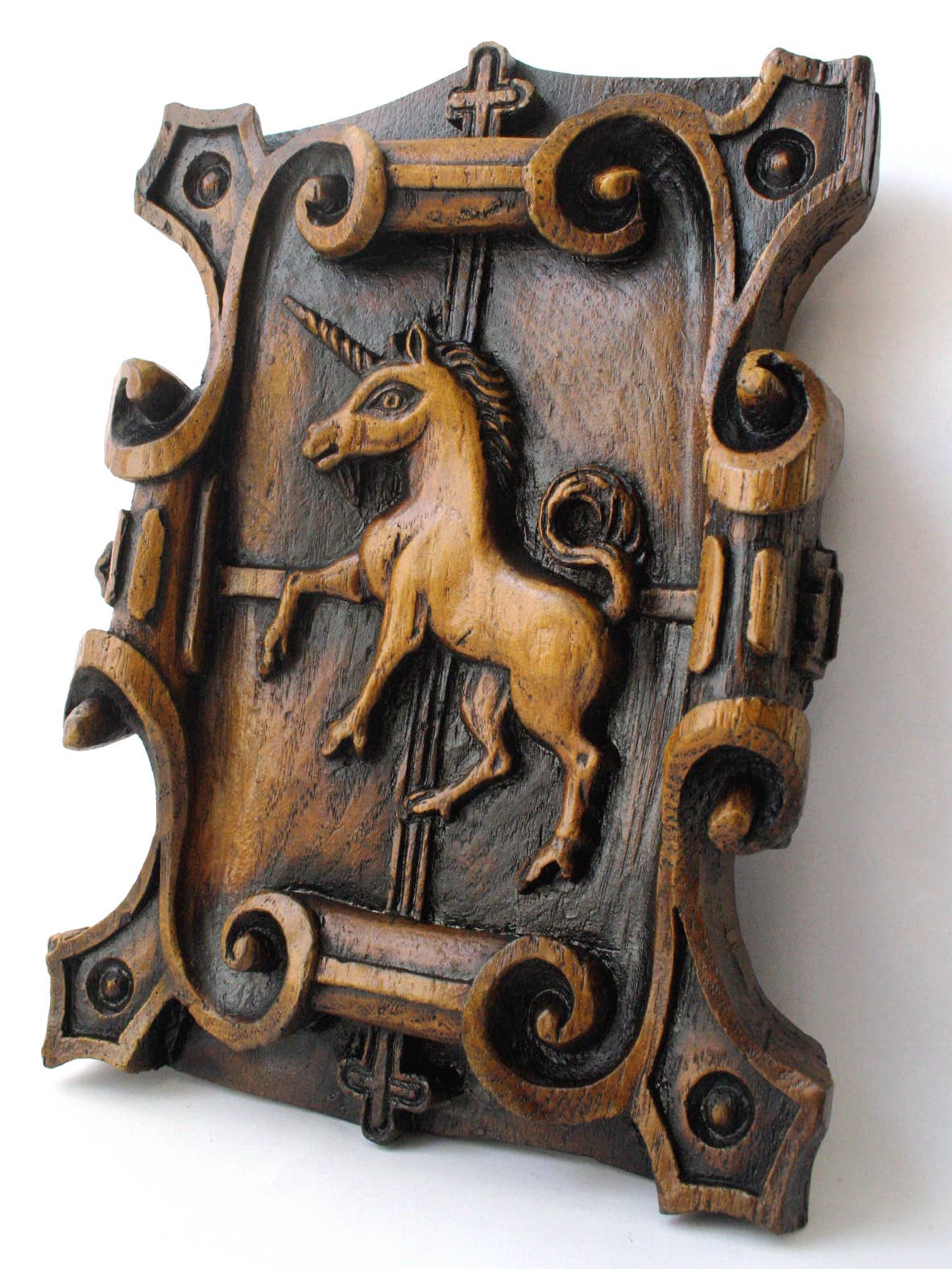 Mythical Unicorn - Reproduction Medieval Cathedral Carving