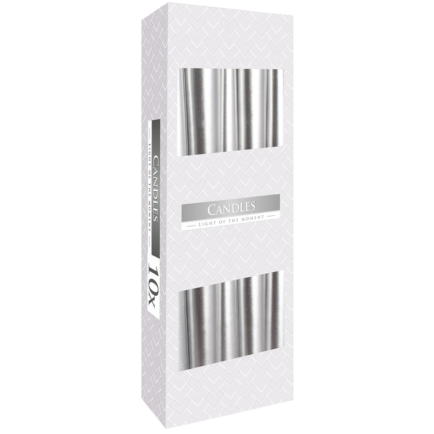 INDIVIDUAL Taper Candle – Silver