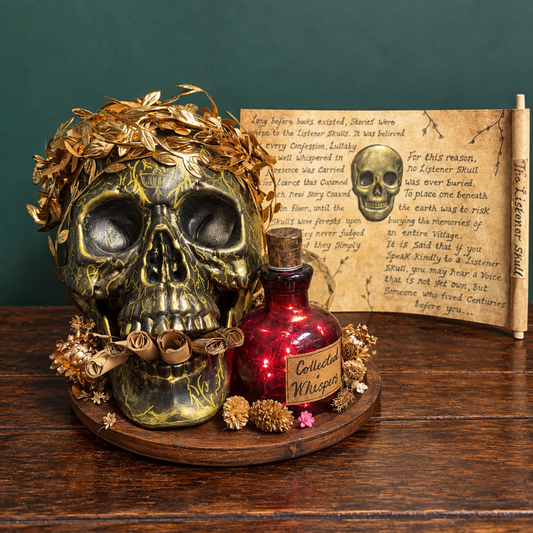 The Listener skull By Oddly Harriet