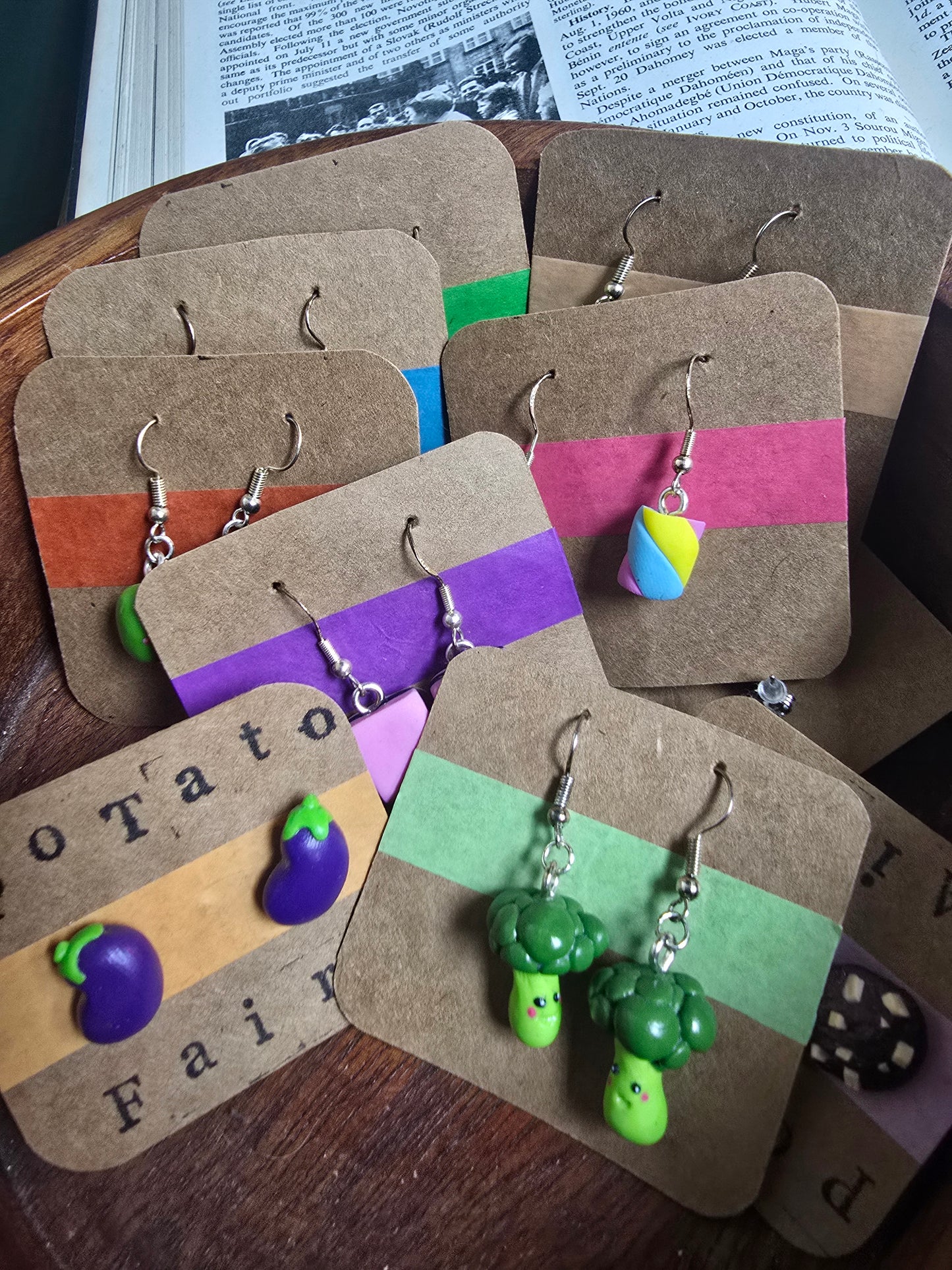 Potato Fairy Earrings by Millie Bennett