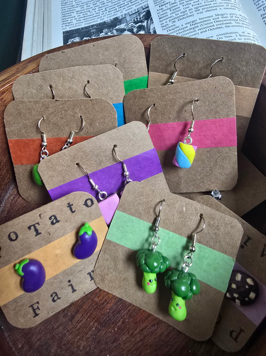 Potato Fairy Earrings by Millie Bennett