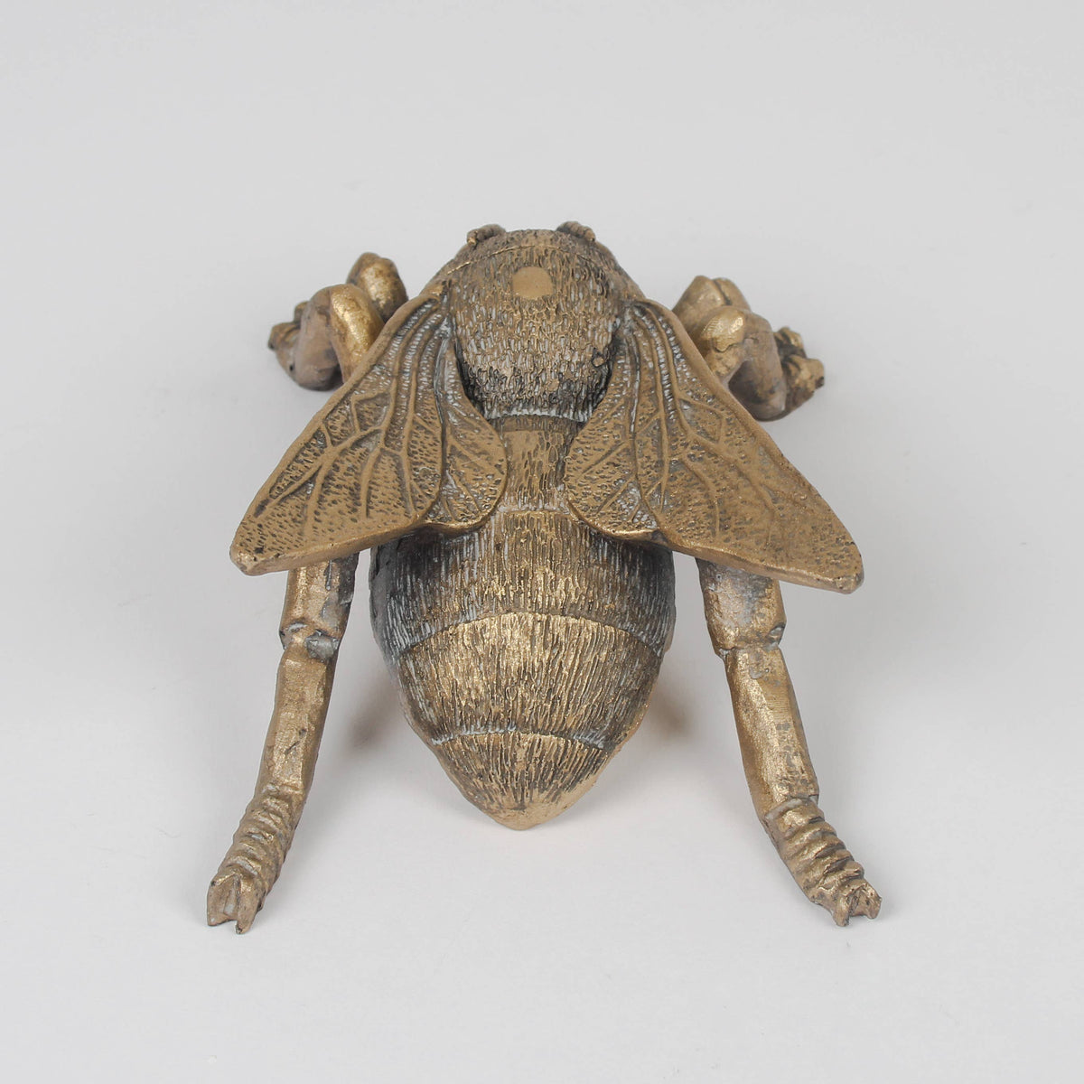 Fly on the wall - gold wall sculpture