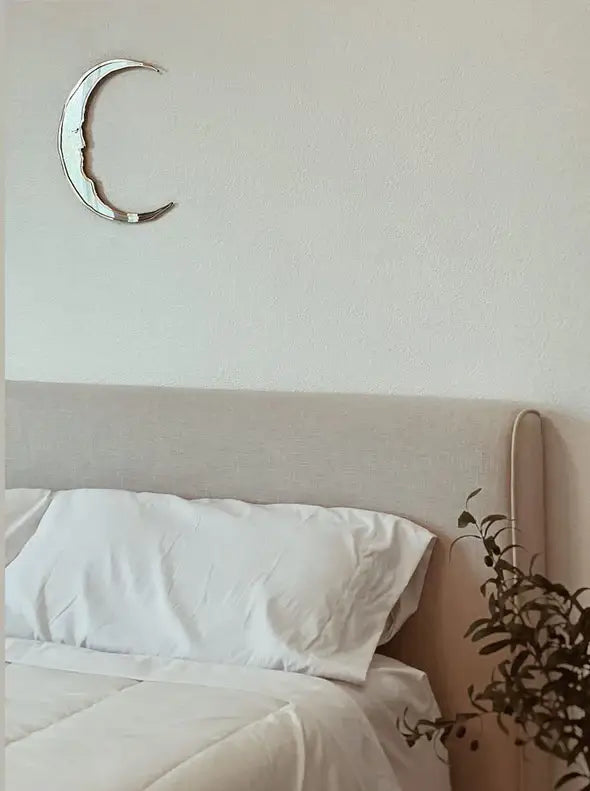Moon Wall Mirror Shatterproof Acrylic