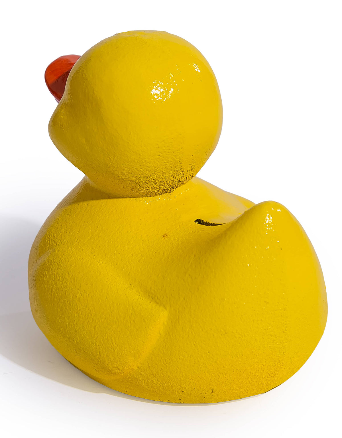 Cast Iron Yellow Duck Coin Bank