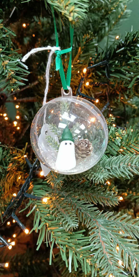Ghost Bauble by Oddly Harriet
