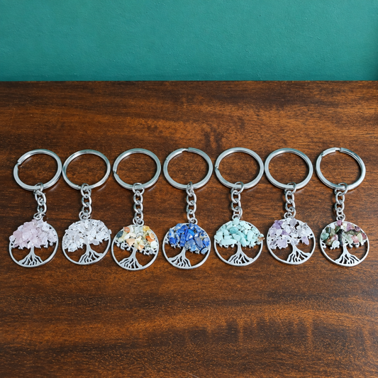Crystal Tree of Life Key Chains by Gaia Soul