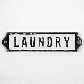 Laundry Room Door Sign