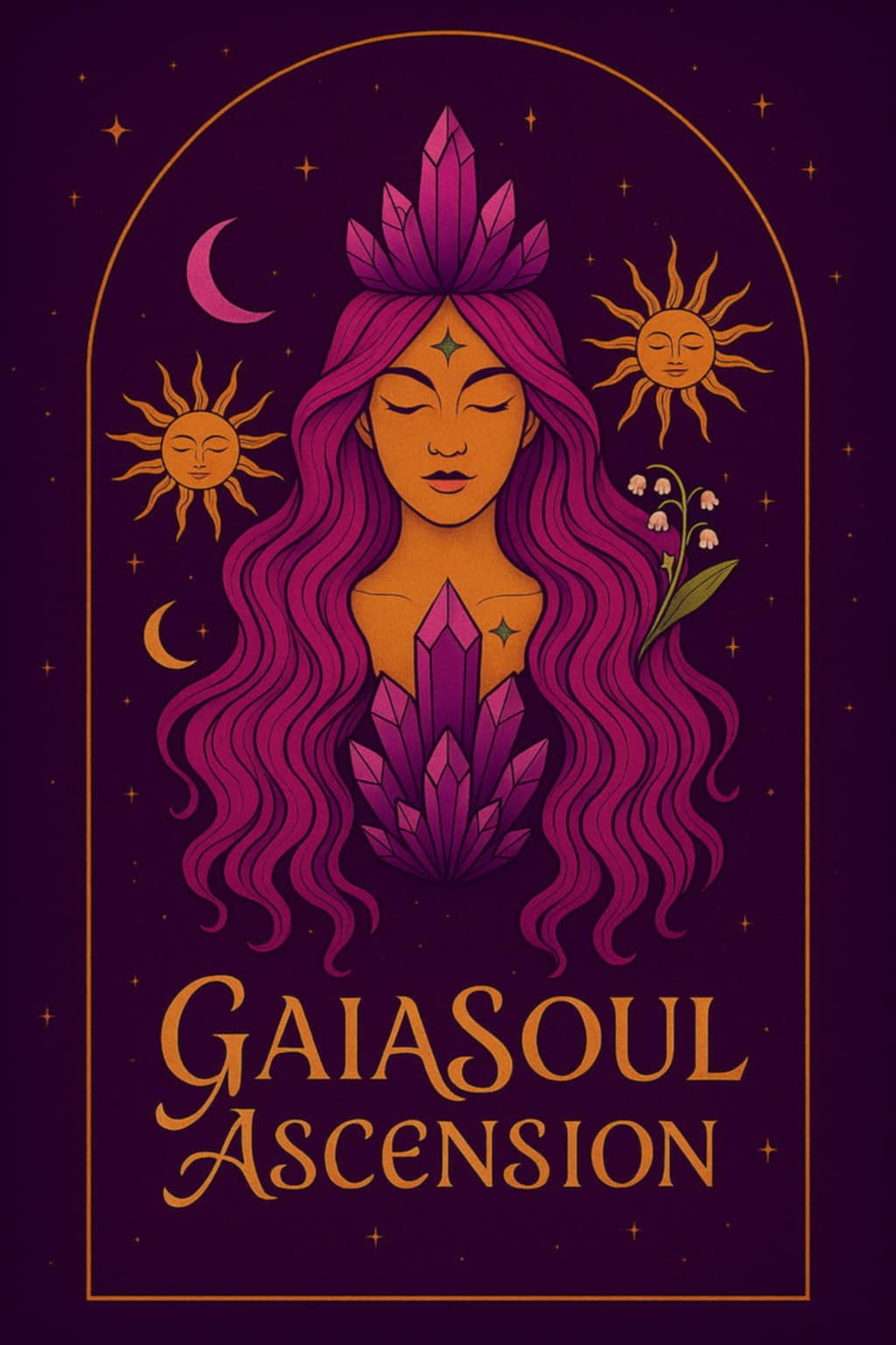 Small Rose Quartz Double Point Tower by Gaia Soul