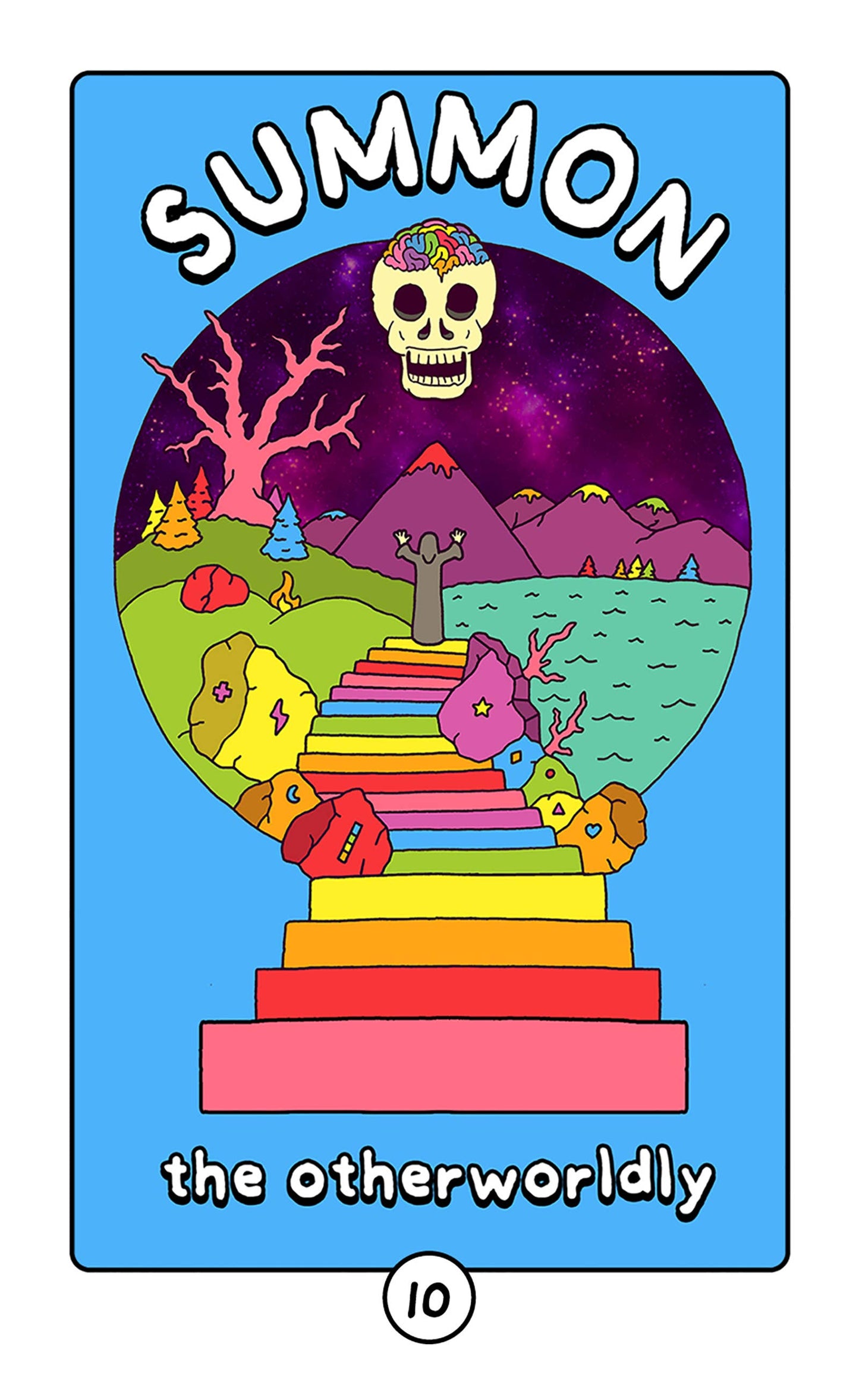 Rainbow Brainskull Oracle Deck