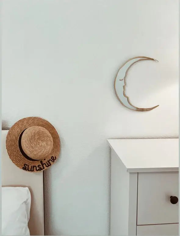 Moon Wall Mirror Shatterproof Acrylic