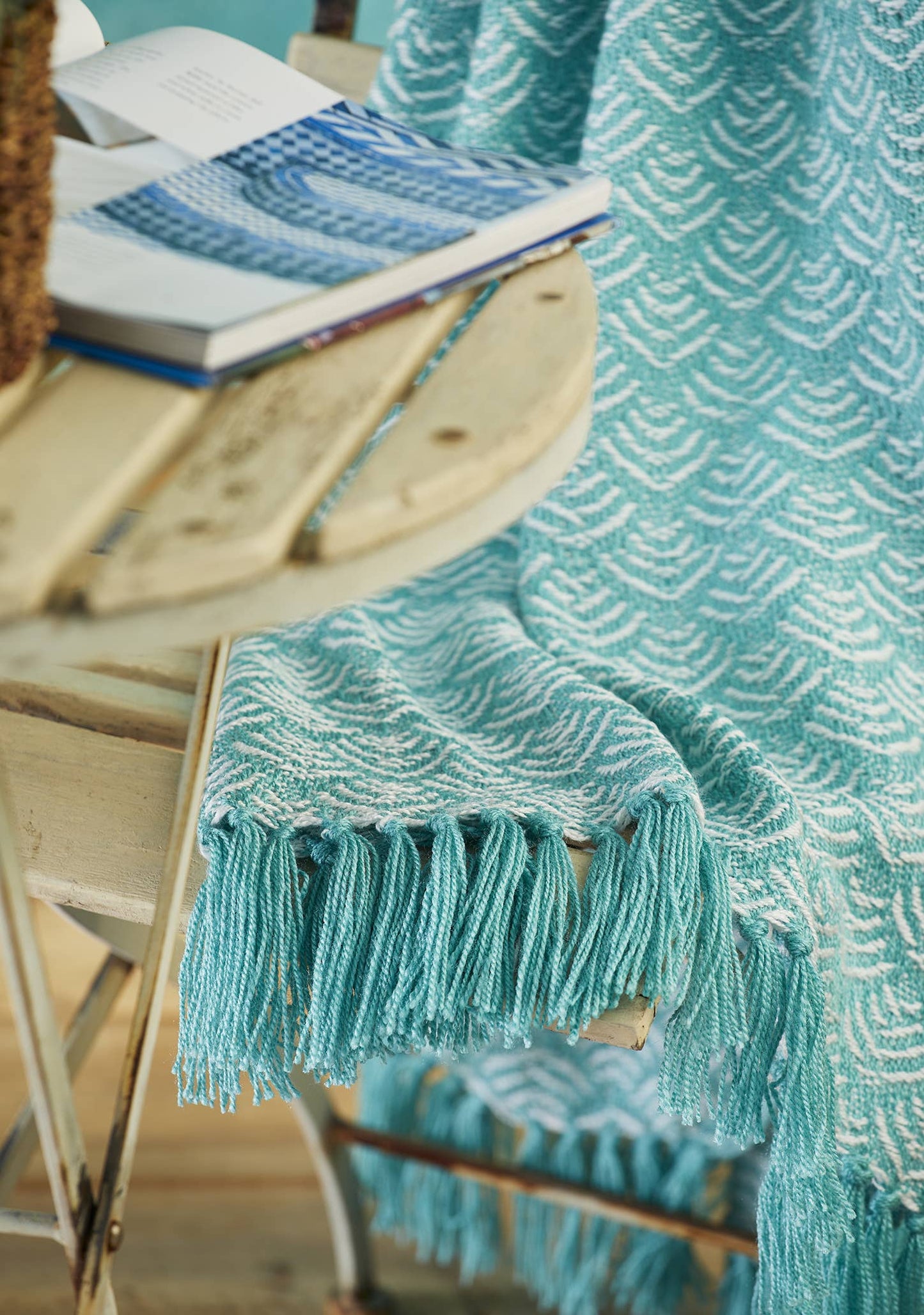 Recycled Bottle Waves Throw