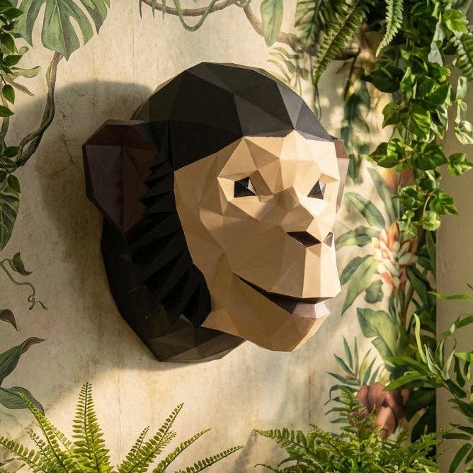 Origami Monkey Head