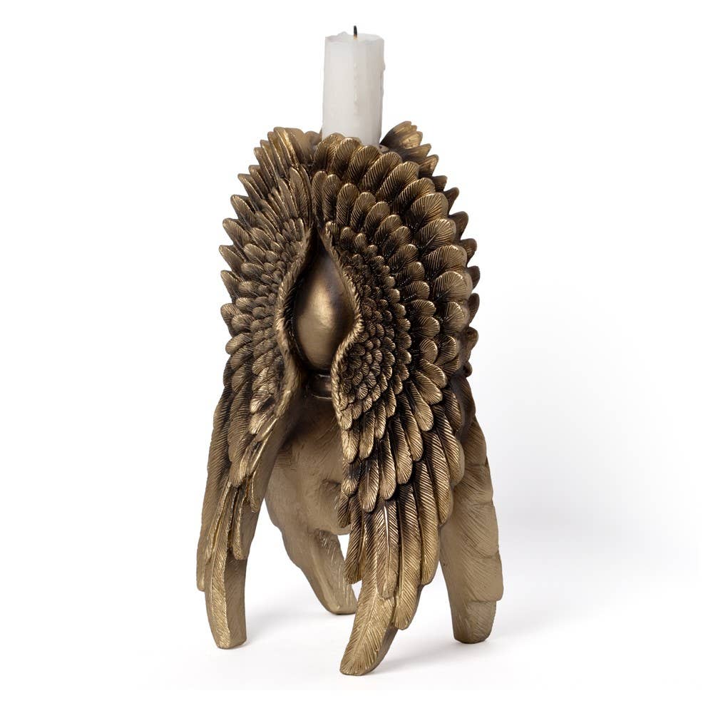 Angel Wing Candle Holder