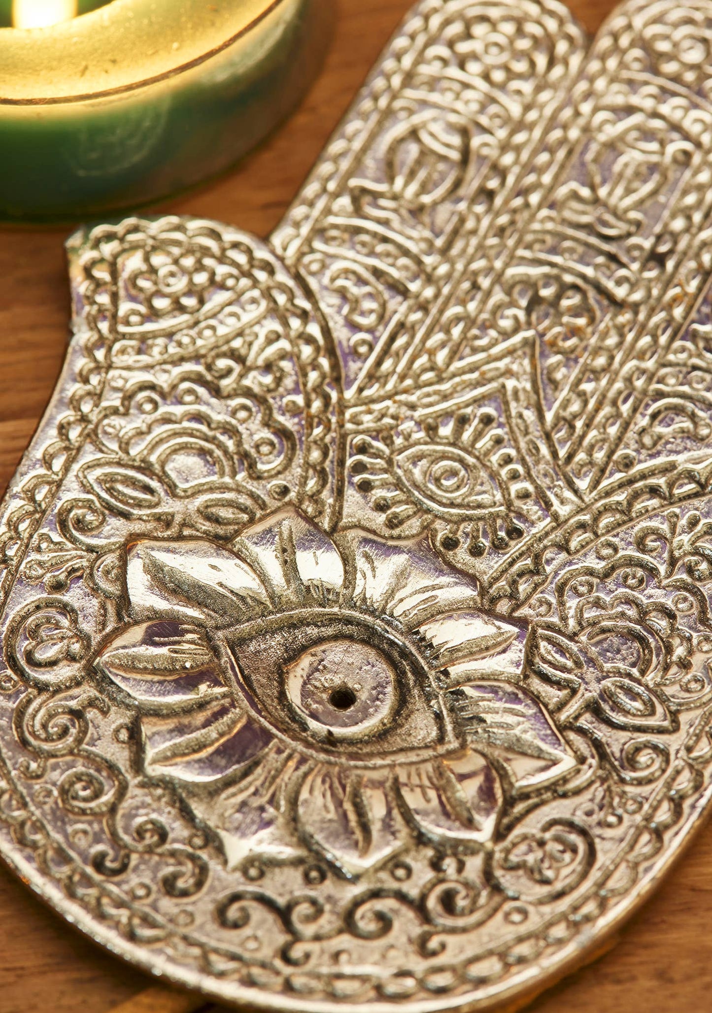 Hamsa Incense Holder - Flat