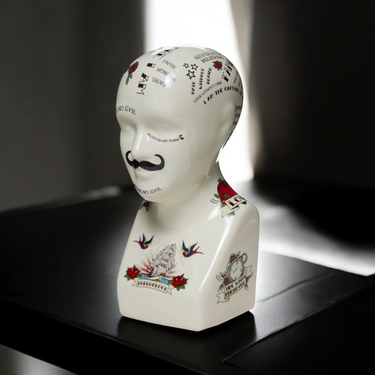 8" Phrenology Head