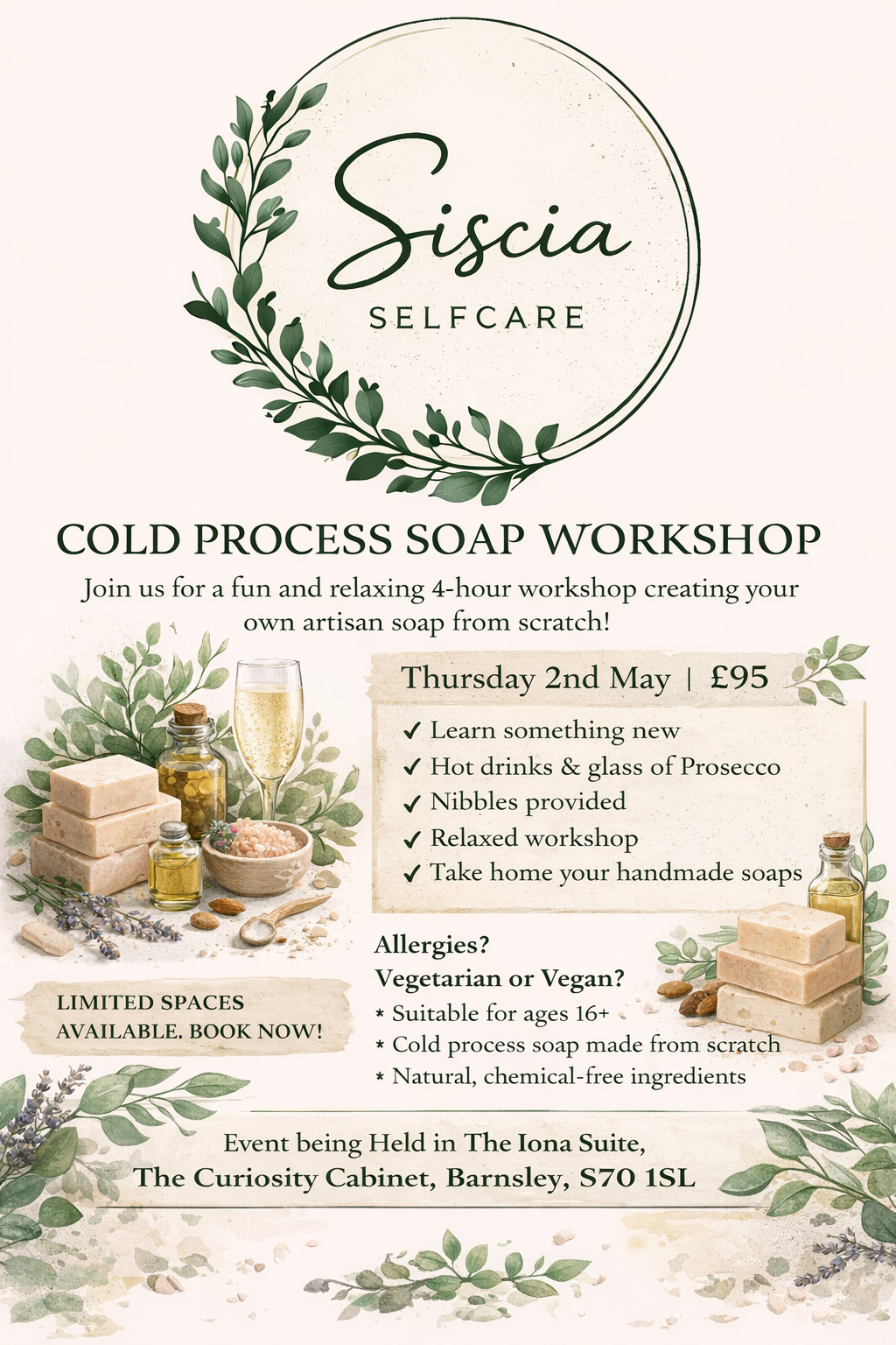 Siscia Selfcare Soap Workshop