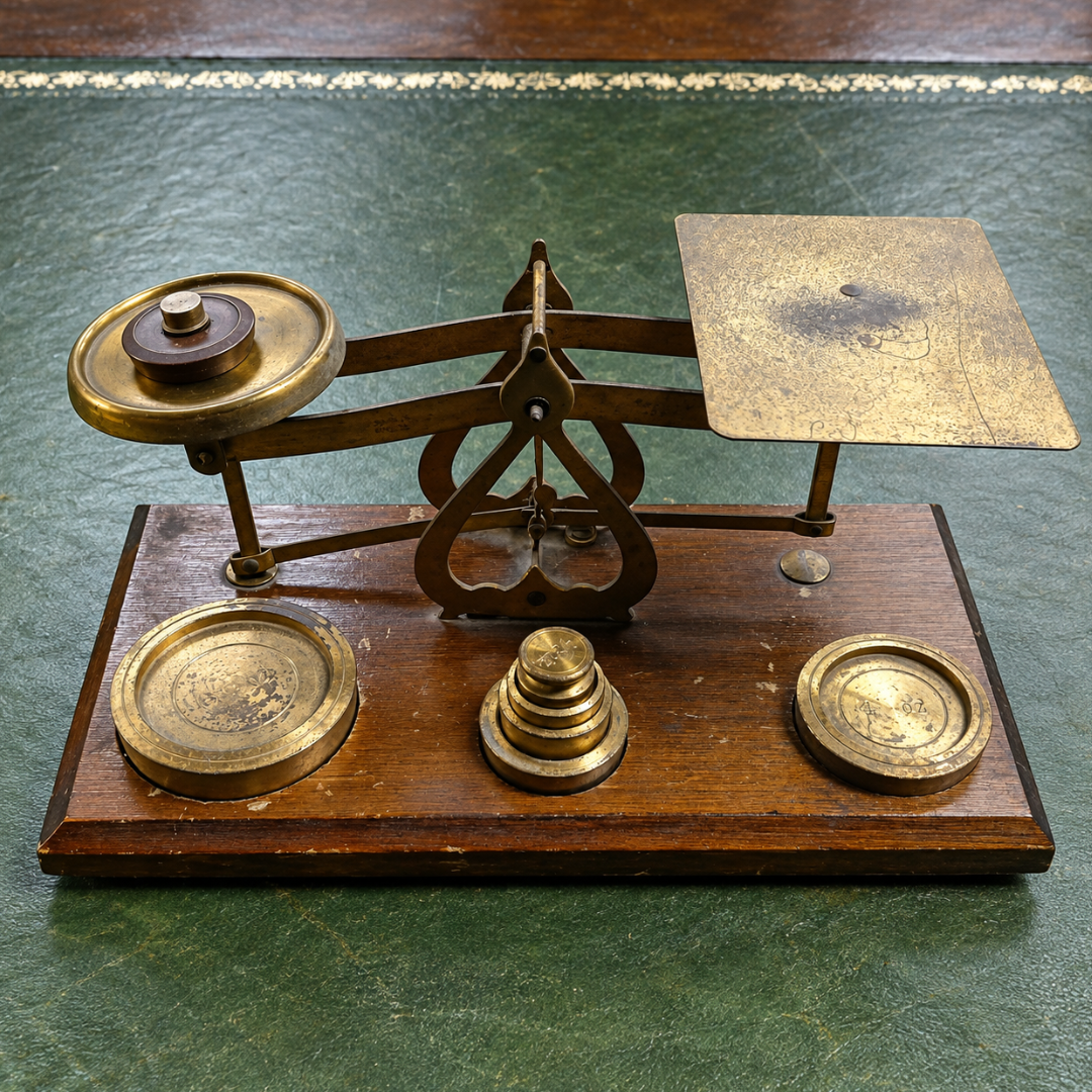 Brass Post Office Scales
