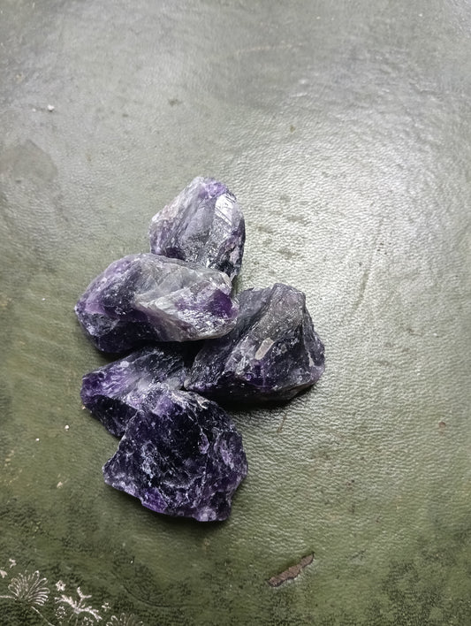 Raw Amethyst Chunks by Gaia Soul