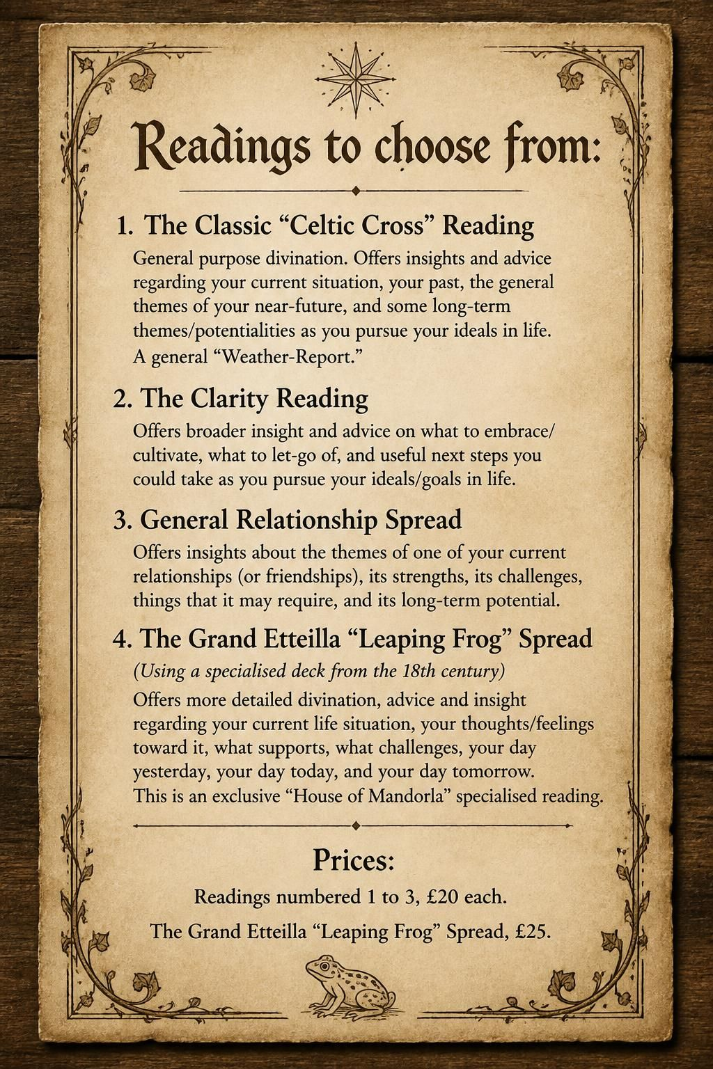 Tarot Readings with House of Mandorla