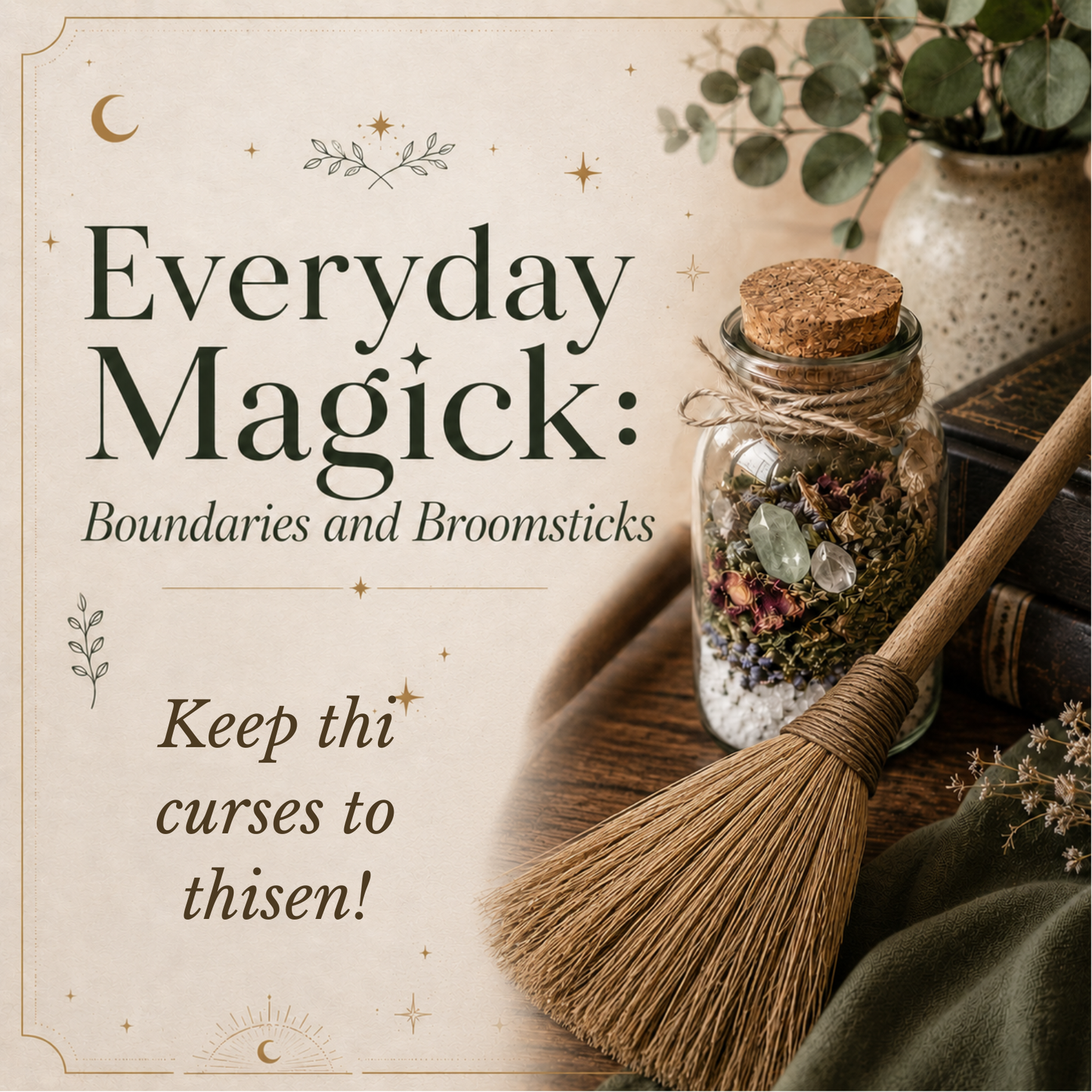 EveryDay Magick workshop -Boundaries & Broomsticks