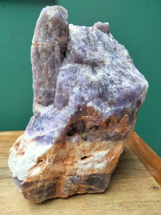 Raw Chevron Amethyst