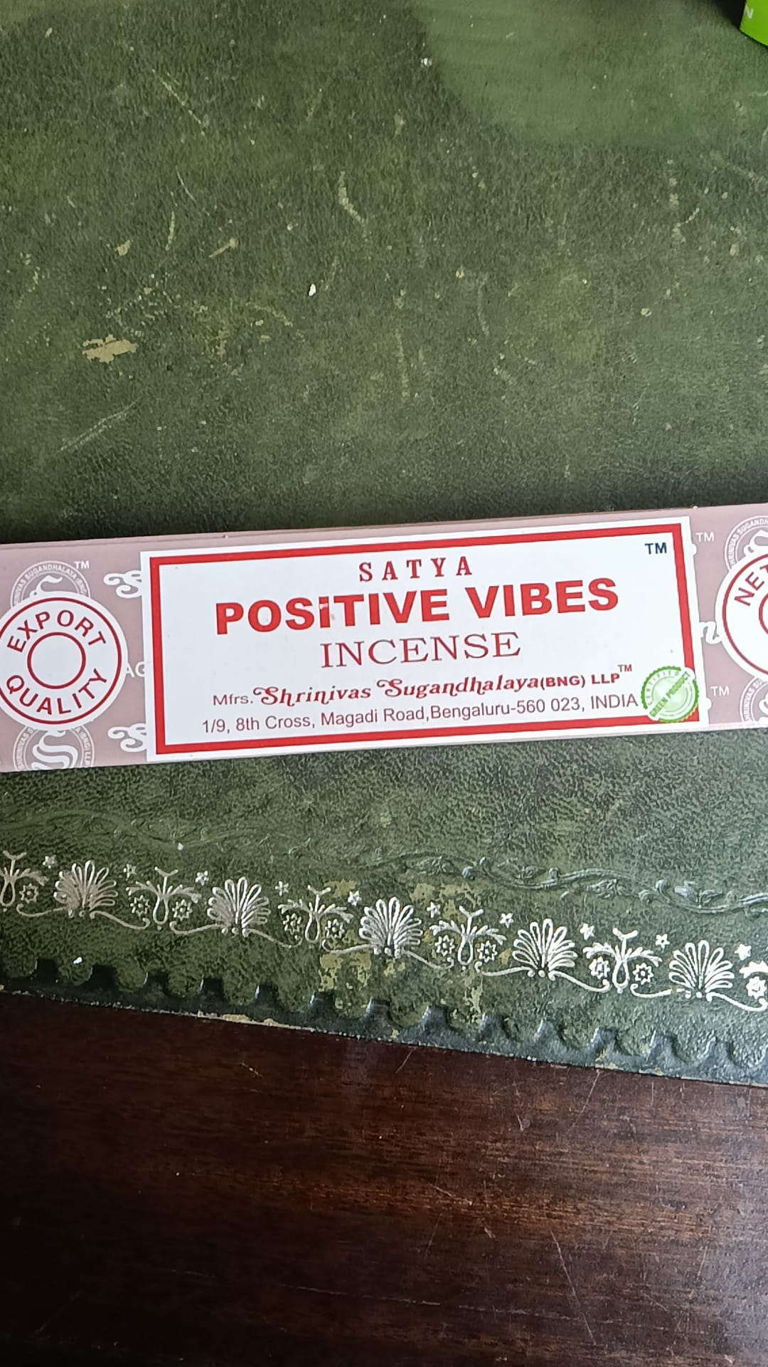 Satya Positive Vibes Incense
