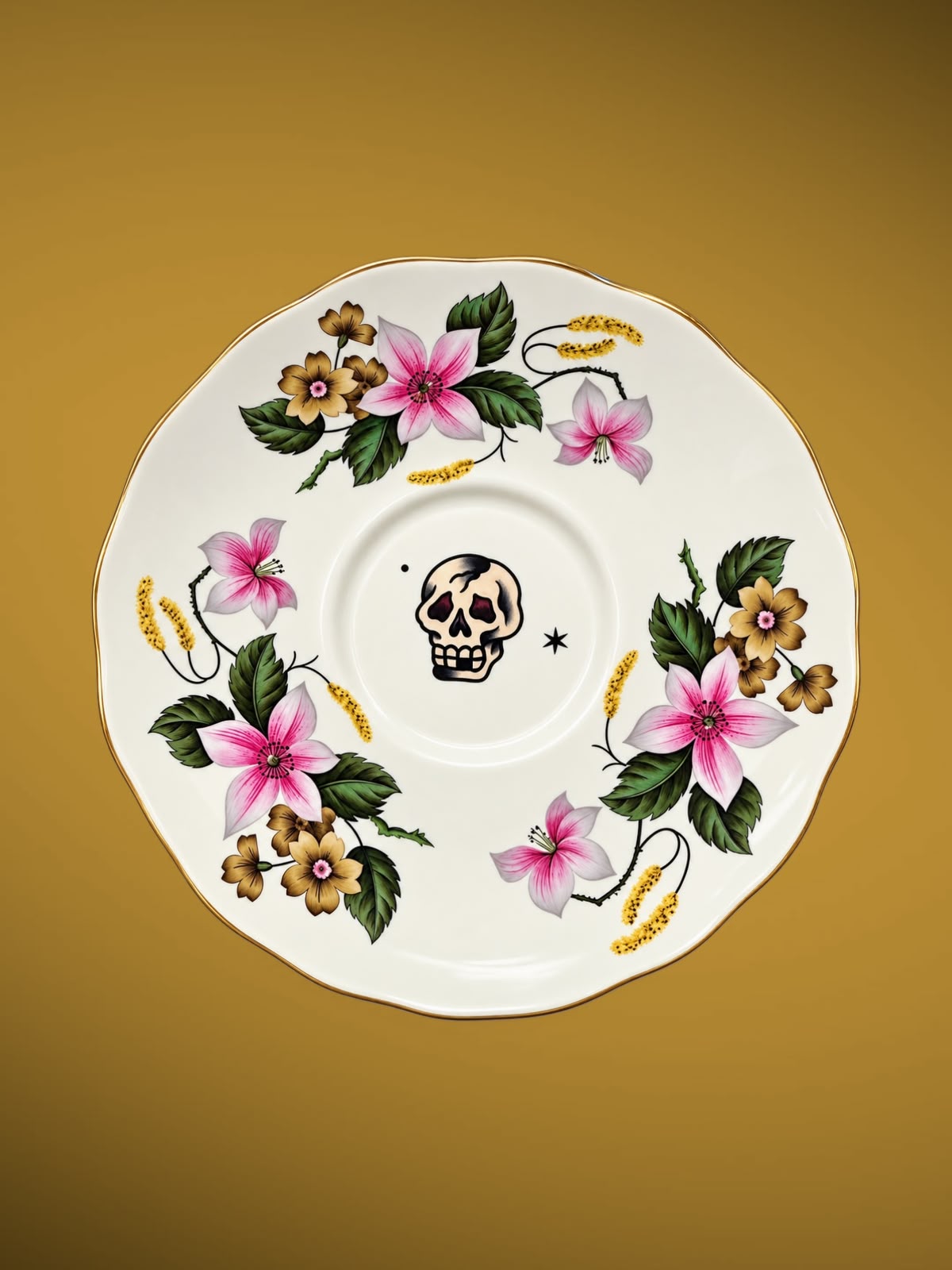 Skull Plate by Hollow House Emporium