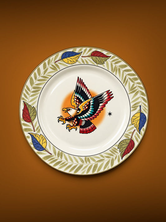 Eagle design plate by Hollow House Emporium