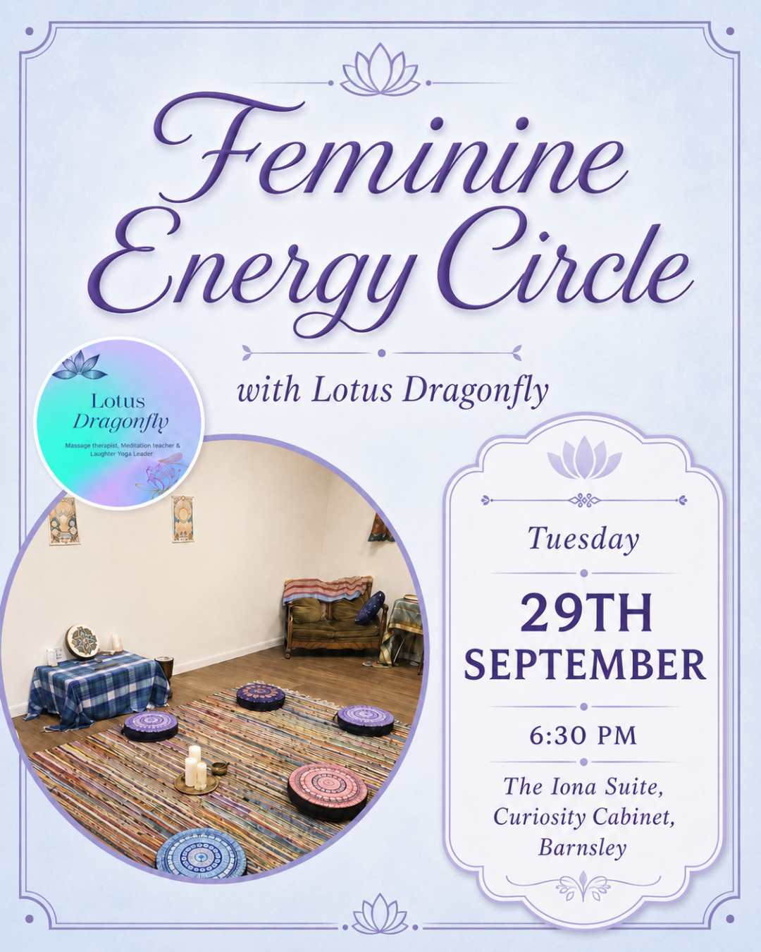 Feminine Energy Circle - 29th Sept
