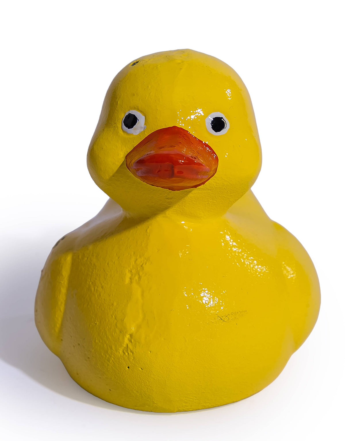Cast Iron Yellow Duck Coin Bank