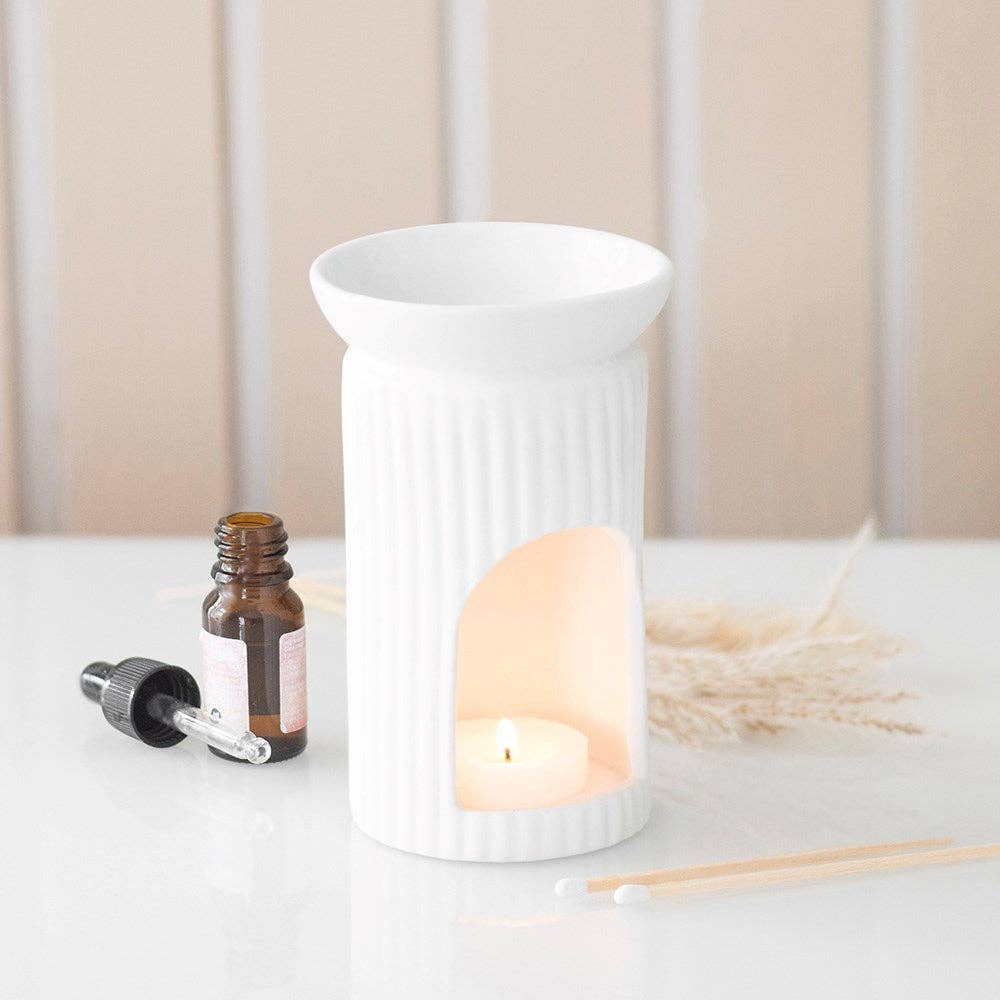 Ribbed Column Oil Burner