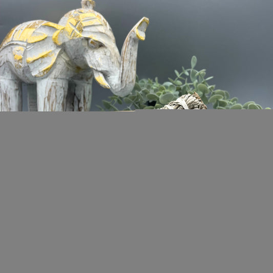 Wooden Smudge and Ritual Offerings Bowl - Tree of Life - 13x7cm